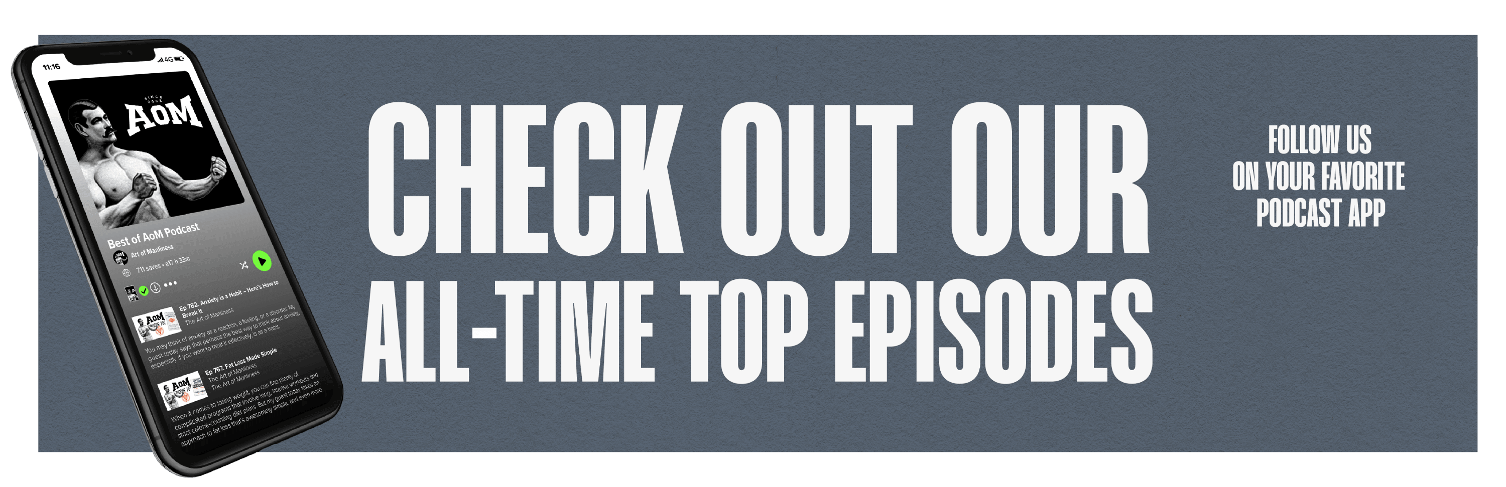 Check out our all time top episodes