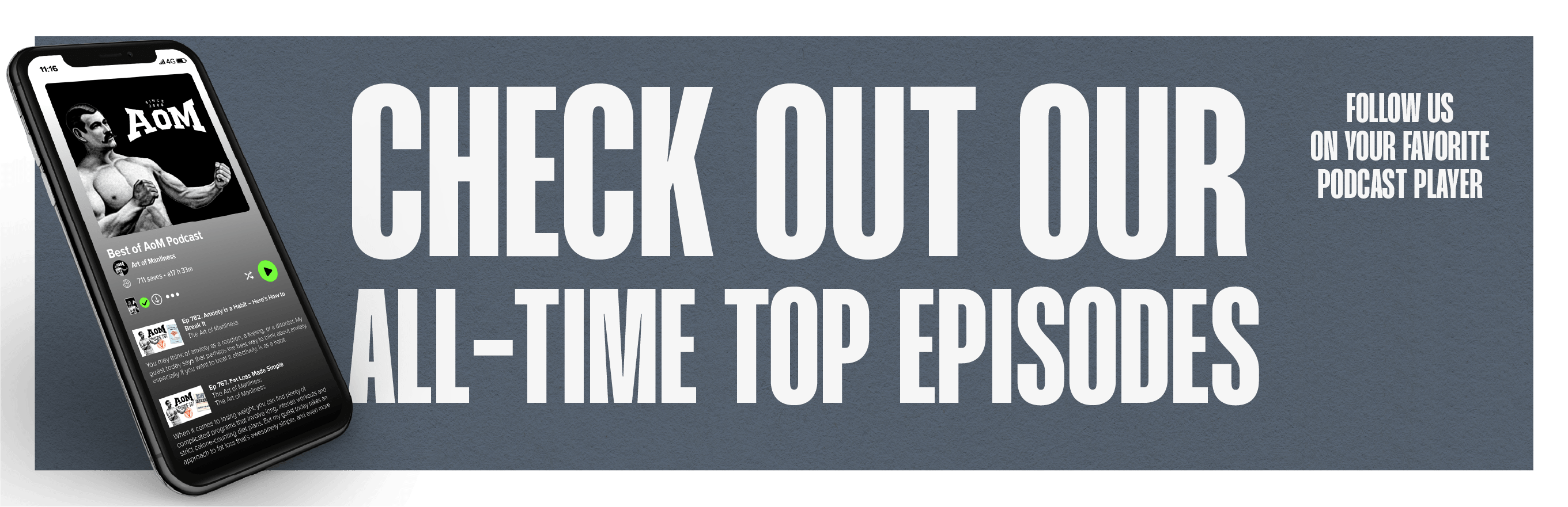 Check out our all time top episodes