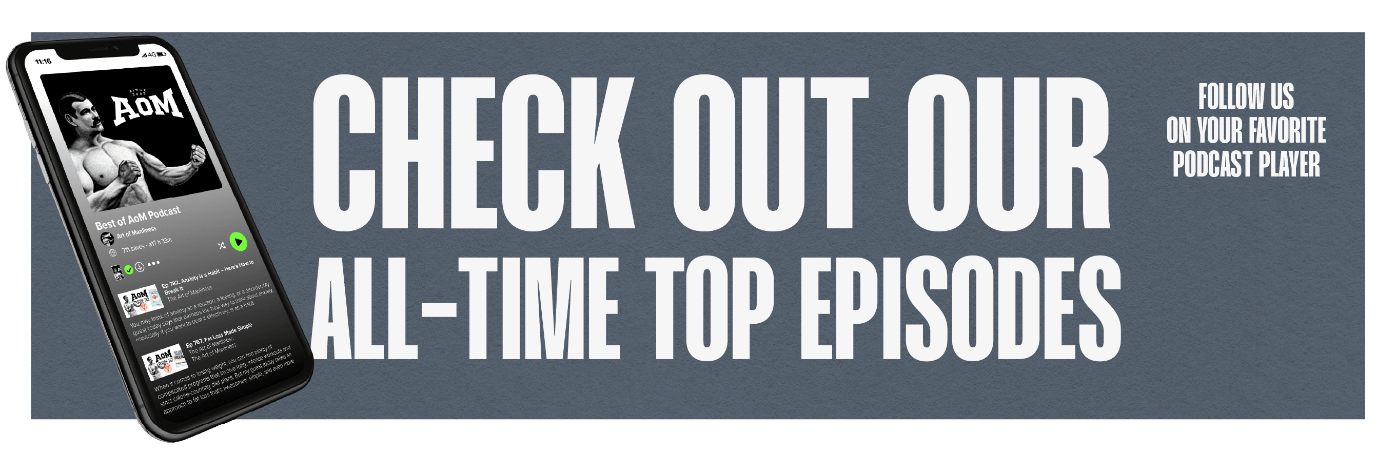 Check out our all time top episodes