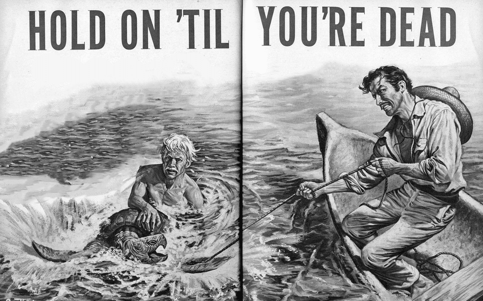 Increase your stick-to-itiveness and hold on until you're dead.