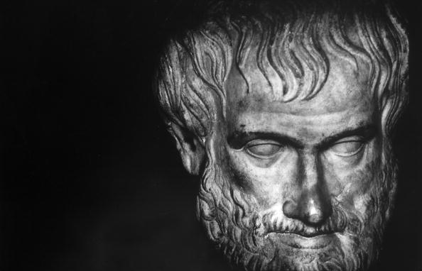 A statue of a man with a beard, symbolizing wisdom and philosophy.