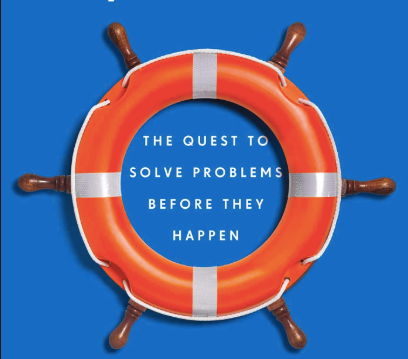The book cover depicts the quest to solve problems preemptively.